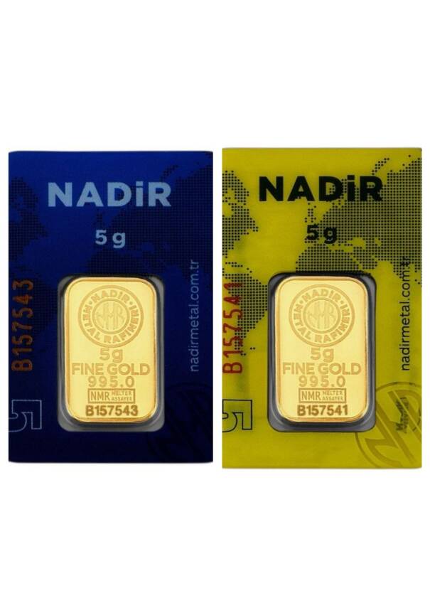 10 Gram (5+5) Külçe Gram Altın 24 Ayar - 1