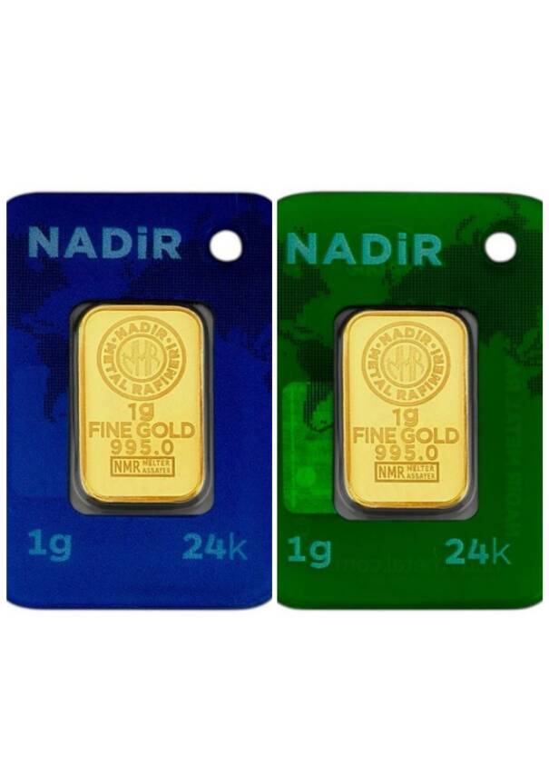 2 Adet 1 Gram 24 Ayar Gram Altın - 1