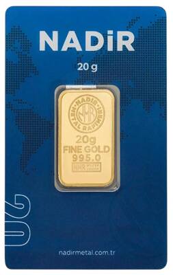 20 Gram Külçe Gram Altın 24 Ayar - TUĞRUL KUYUMCULUK 