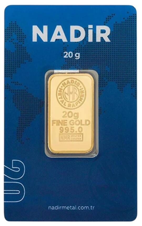 20 Gram Külçe Gram Altın 24 Ayar - 1