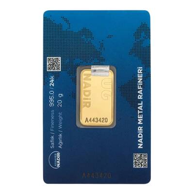 20 Gram Külçe Gram Altın 24 Ayar - 2