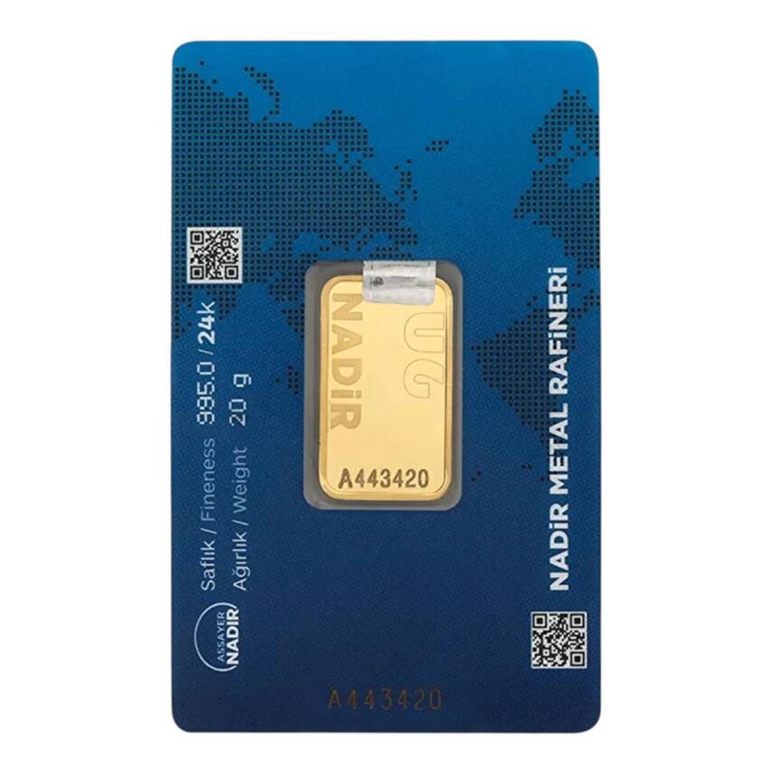 20 Gram Külçe Gram Altın 24 Ayar - 2