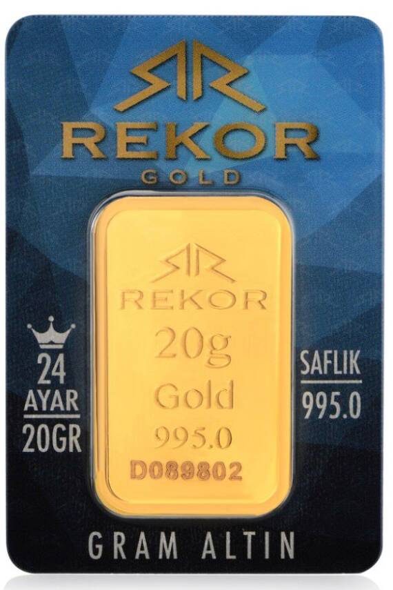 20 Gram Külçe Gram Altın 24 Ayar - 1
