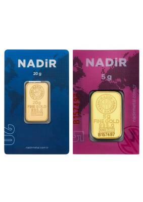 25 Gram (20+5) Külçe Gram Altın 24 Ayar - TUĞRUL KUYUMCULUK 