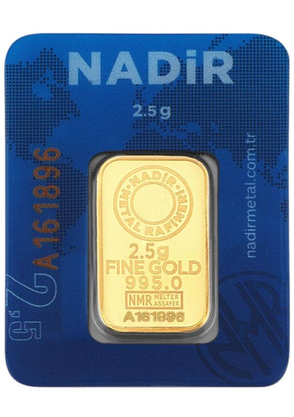 2,5 Gram Külçe Gram Altın 24 Ayar - 1