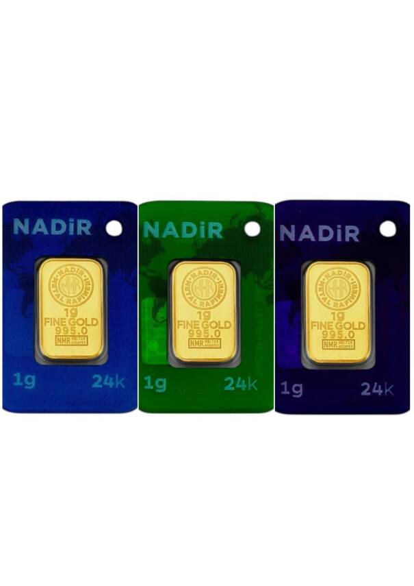 3 Adet 1 Gram 24 Ayar Gram Altın - 1