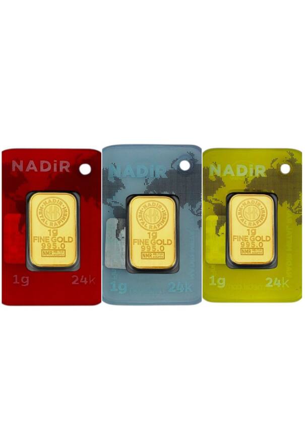 3 Adet 1 Gram 24 Ayar Gram Altın - 3