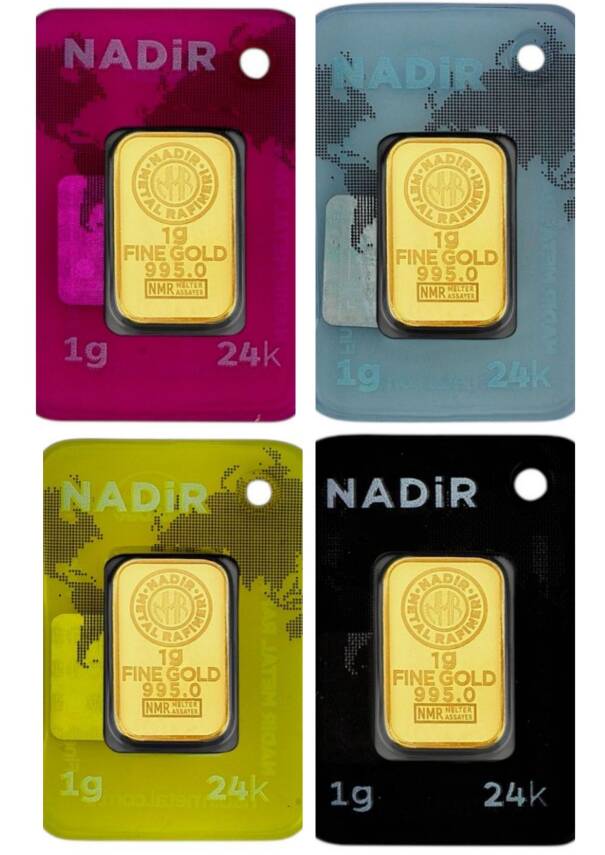 4 Adet 1 Gram 24 Ayar Gram Altın - 2