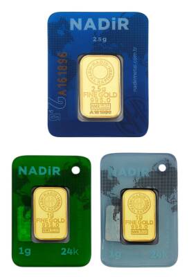 4,5 Gram (2,5+2) Külçe Gram Altın 24 Ayar - TUĞRUL KUYUMCULUK 