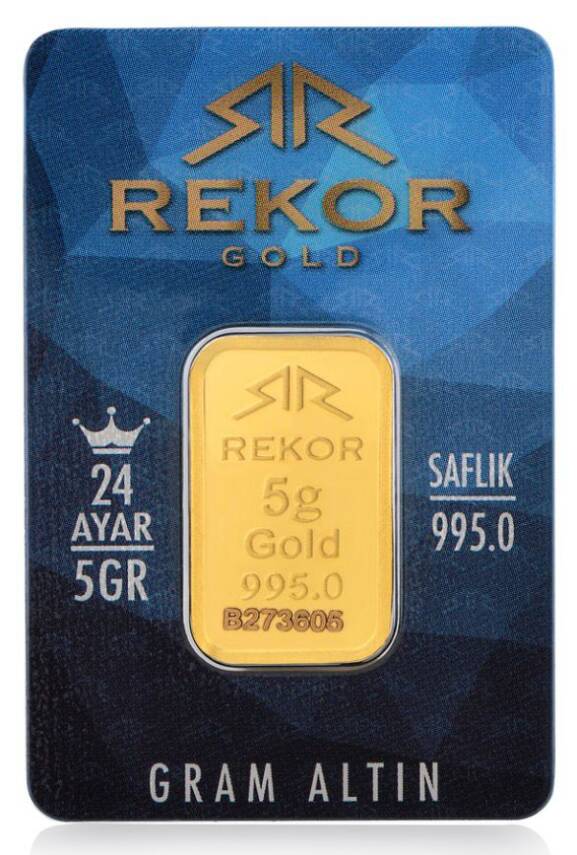 5 Gram Külçe Gram Altın 24 Ayar - 1