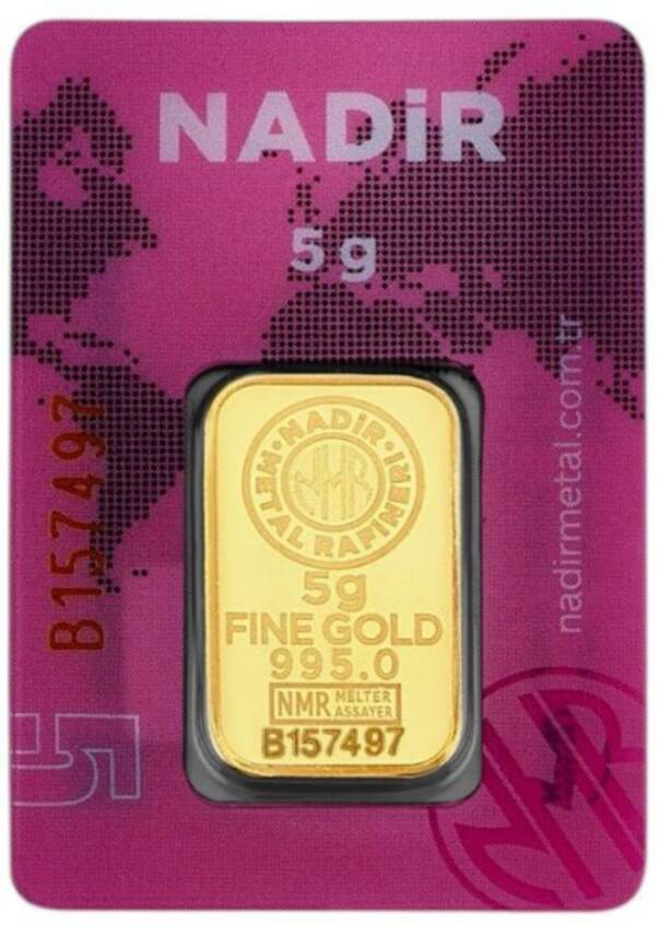 5 Gram Külçe Gram Altın 24 Ayar - 3