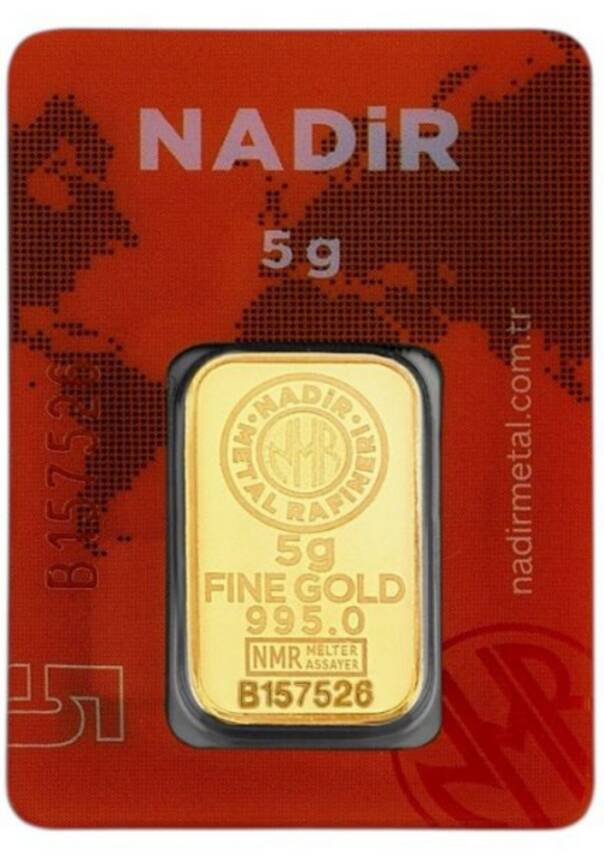 5 Gram Külçe Gram Altın 24 Ayar - 1