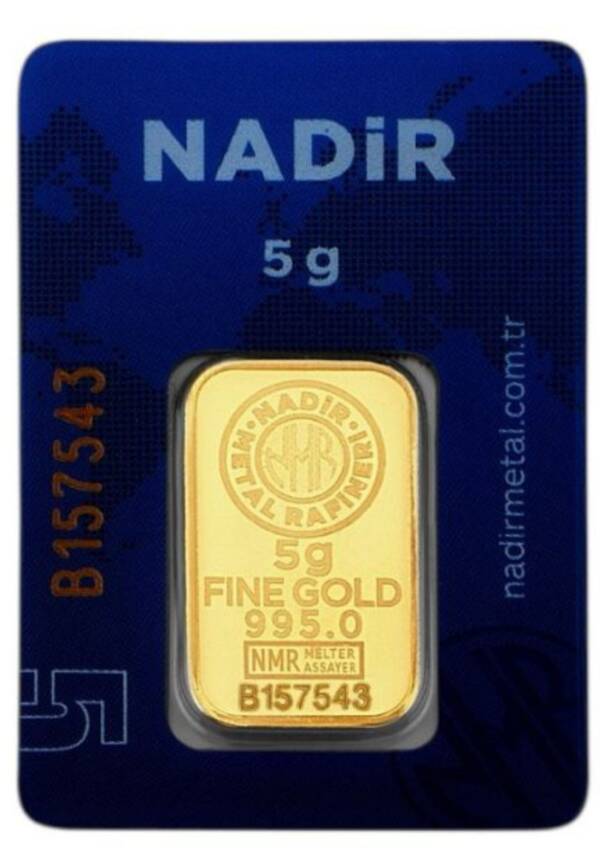 5 Gram Külçe Gram Altın 24 Ayar - 2