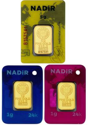 7 Gram (5+2) Külçe Gram Altın 24 Ayar - 3