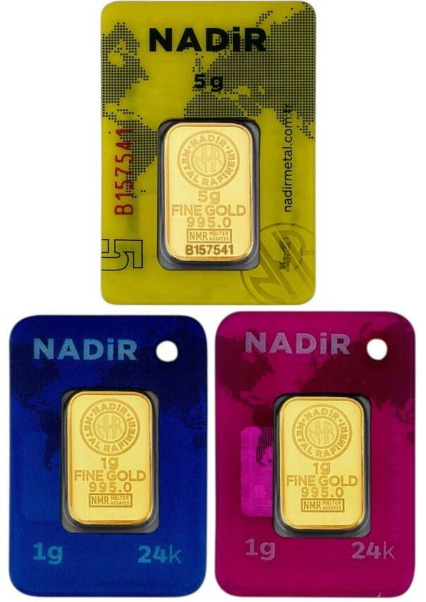 7 Gram (5+2) Külçe Gram Altın 24 Ayar - 3