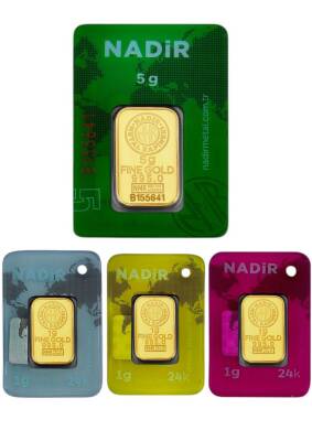8 Gram (5+3) Külçe Gram Altın 24 Ayar - 2