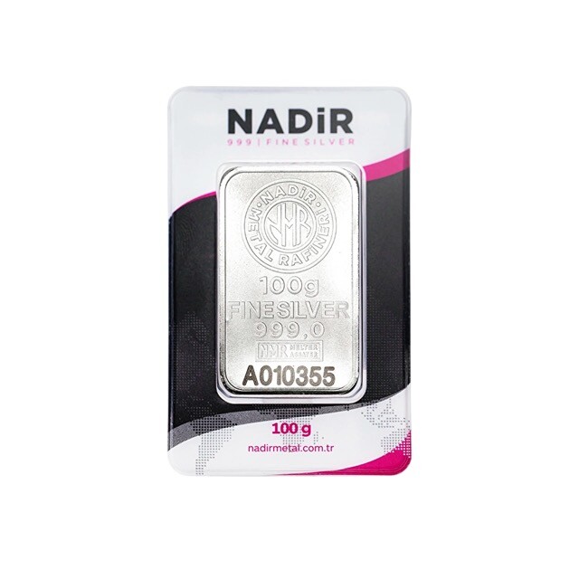 100 GRAM NADİR GÜMÜŞ TUĞRUL KUYUMCULUK FARKIYLA